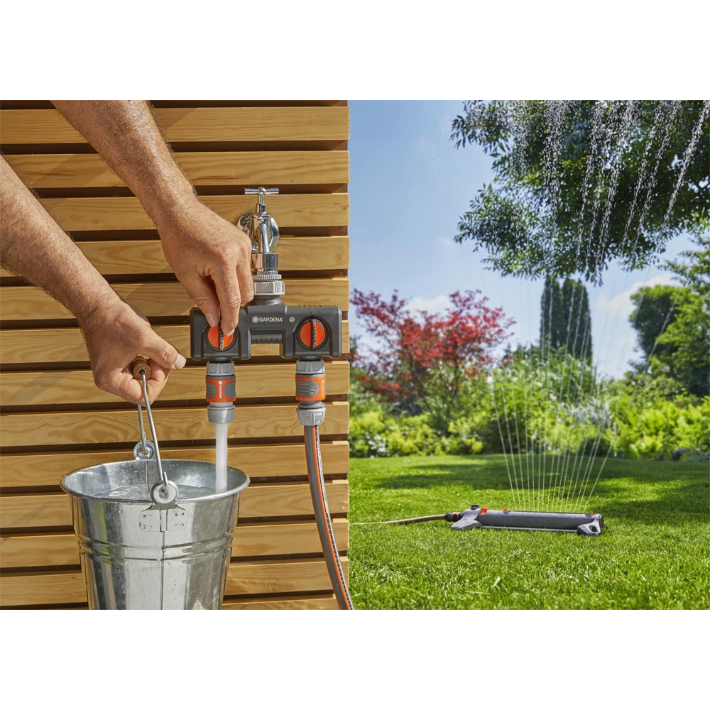 2-weg-waterverdeler - Gardena 6 2-weg-waterverdeler - Gardena - Afbeelding 4