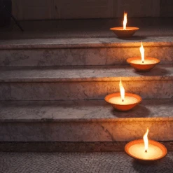 4x Ronde Vuurpot Large - Set Van 4 - Oranje Terracotta - SPAAS -Gardena Verkoop 4x ronde vuurpot large set van 4 oranje terracotta spaas 5