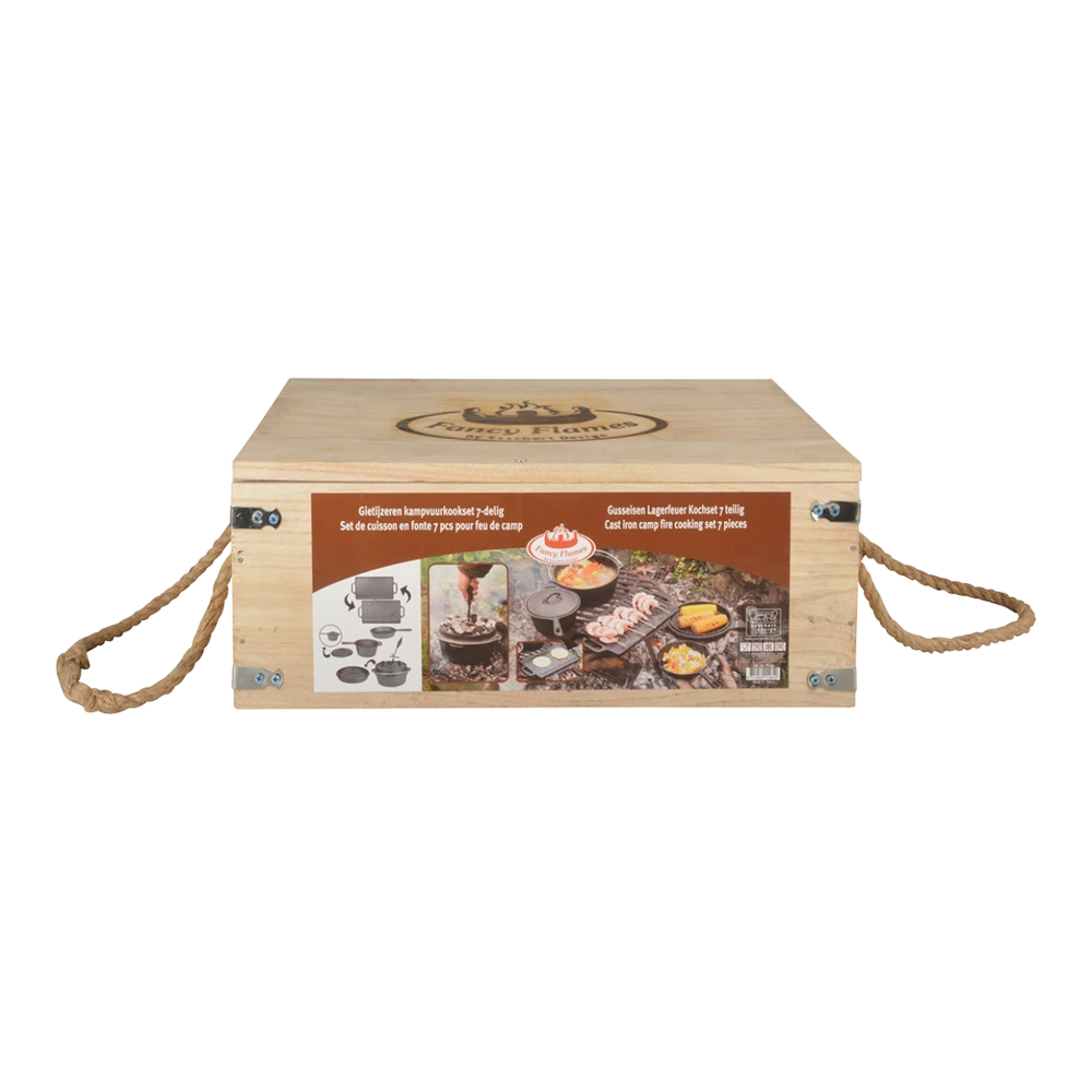 7 Delig Kampvuurkookset - Fancy Flames 4 7 Delig Kampvuurkookset - Fancy Flames - Afbeelding 2