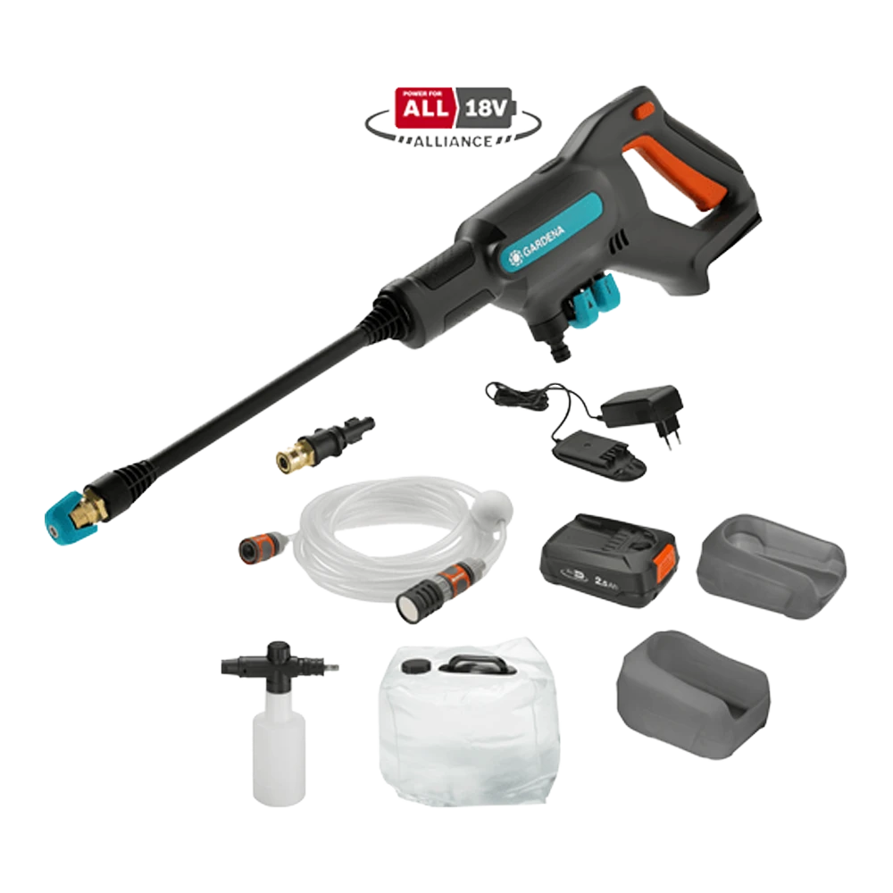 Accu Medium Drukreiniger AquaClean 24/18 V P4A Premium Set - Gardena