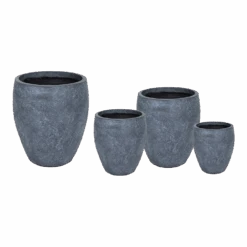 Bloempot Arizona BulletHigh - D34 X H38cm - Donkergrijs -Gardena Verkoop arizona bullethigh graphite d34h38 bloempot 6 7