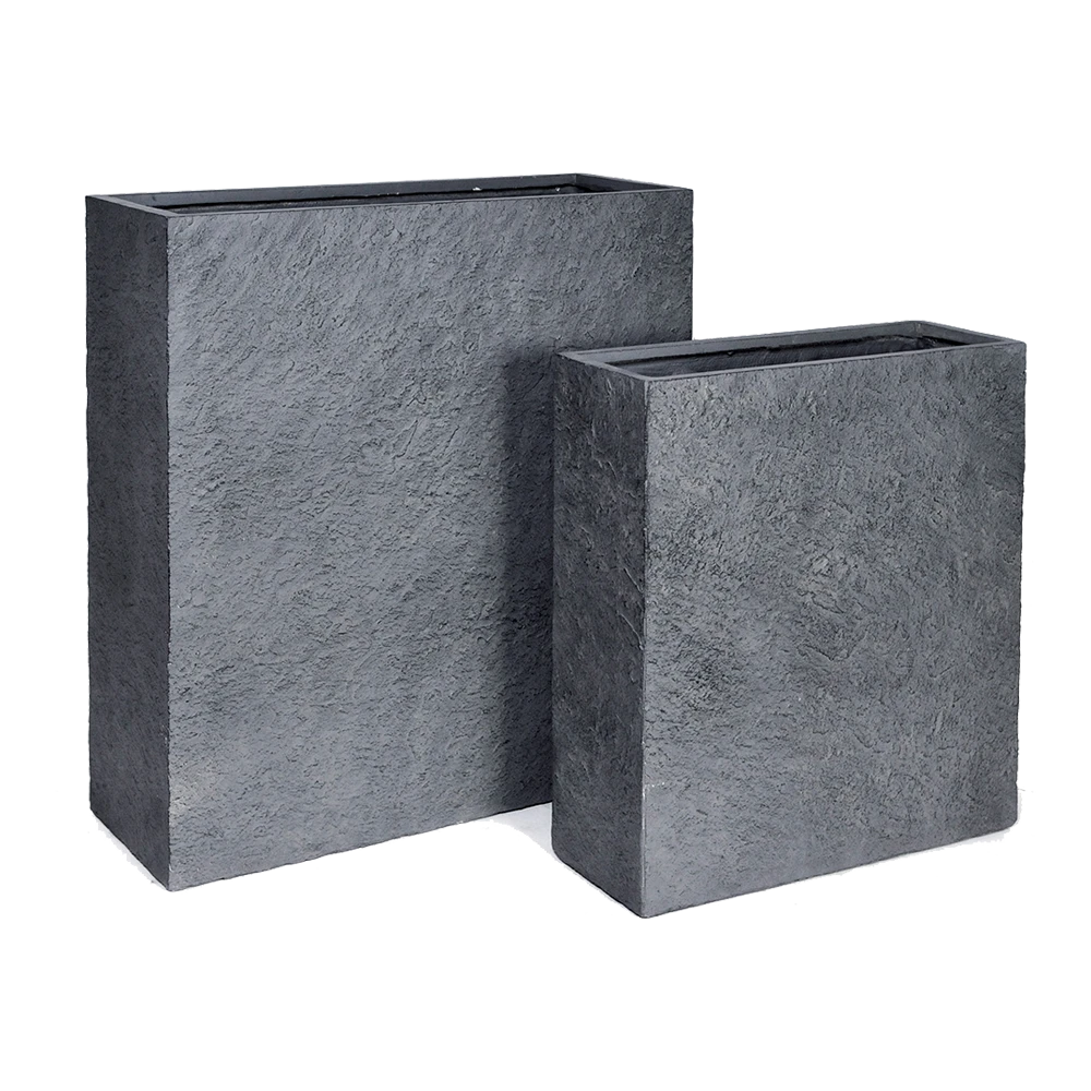 Plantenbak Arizone Terras - L60 X B22 X H72cm - Donkergrijs 4 Plantenbak Arizone Terras - L60 X B22 X H72cm - Donkergrijs - Afbeelding 2