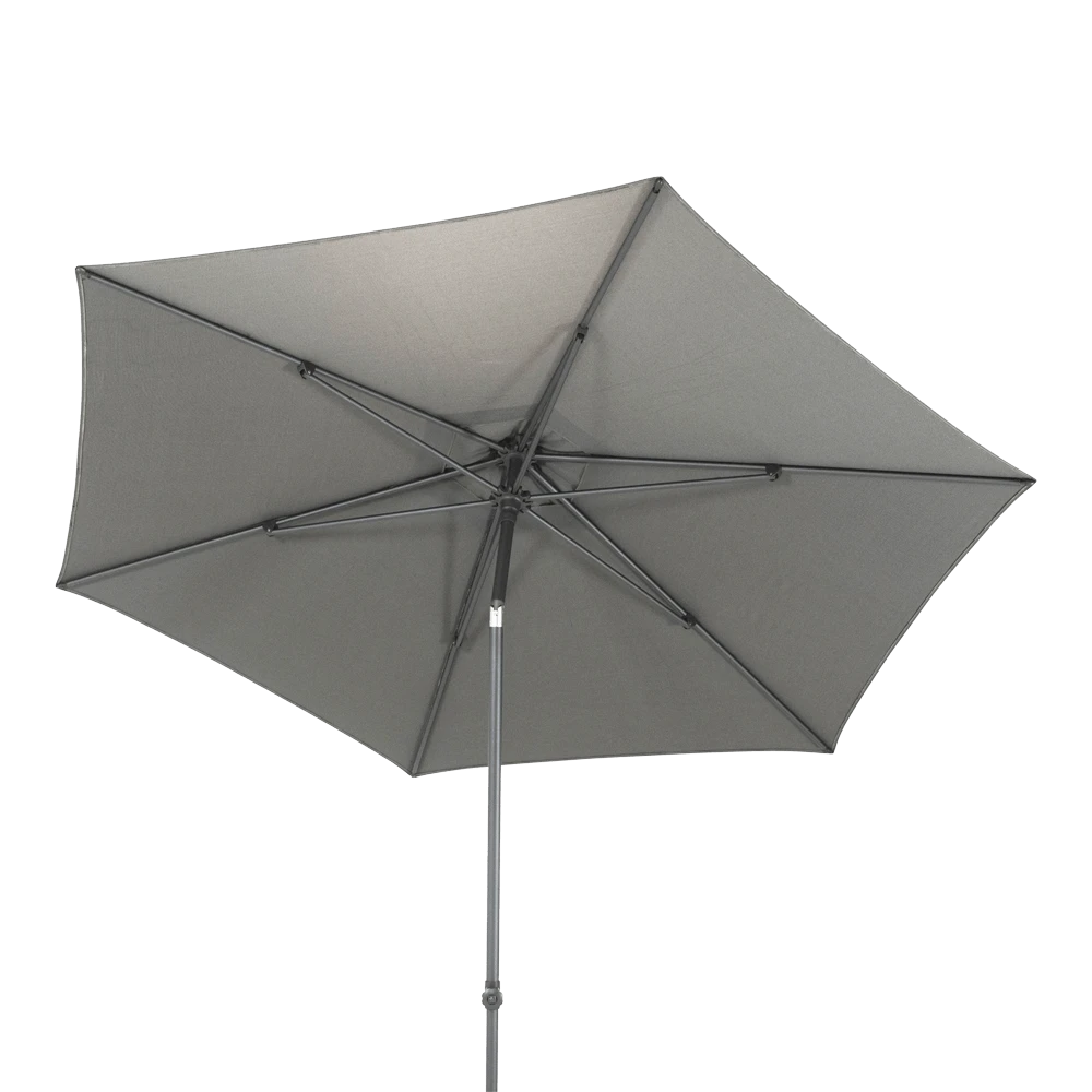Azzurro Stokparasol 300 Cm U00d8 - Mid Grey 4 Azzurro Stokparasol 300 Cm U00d8 - Mid Grey - Afbeelding 2
