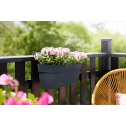 Elho Balkonbak Vibia Campana Easy Hanger Large - Antraciet 11 Elho Balkonbak Vibia Campana Easy Hanger Large - Antraciet -Gardena Verkoop balkonbak vibia campana easy hanger large antraciet balkonbak antraciet 5 1