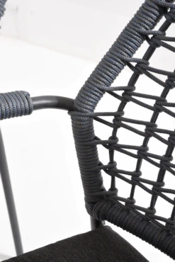 Barista Dining Stoel - Blauw - Incl. Kussen 10 Barista Dining Stoel - Blauw - Incl. Kussen -Gardena Verkoop barista dining stoel blauw incl kussen 5 3