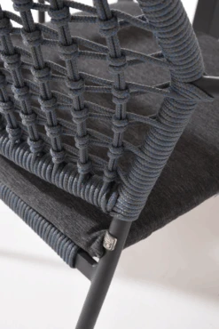 Barista Dining Stoel - Blauw - Incl. Kussen 11 Barista Dining Stoel - Blauw - Incl. Kussen -Gardena Verkoop barista dining stoel blauw incl kussen 6 3