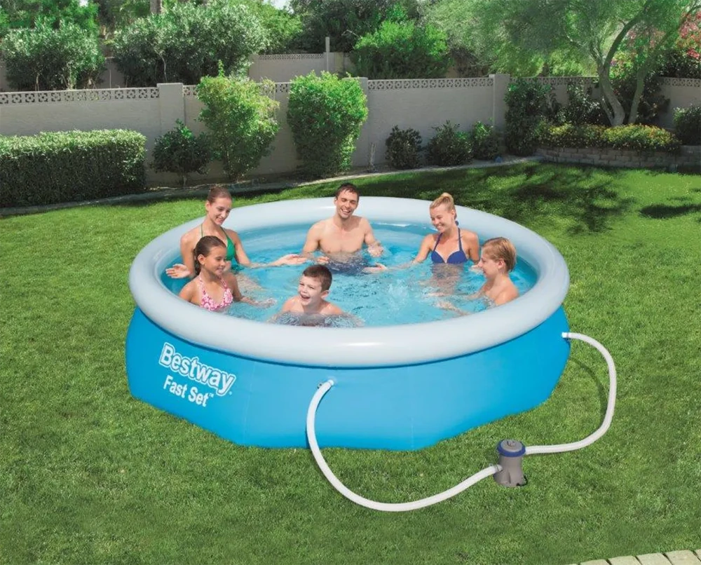 Bestway Opblaasbaar Zwembad - Fast Set - 305x75cm 4 Bestway Opblaasbaar Zwembad - Fast Set - 305x75cm - Afbeelding 2