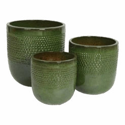 Bloempot Collin - D33 X H34cm - Groen -Gardena Verkoop bloempot collin groen bloempot 2 1