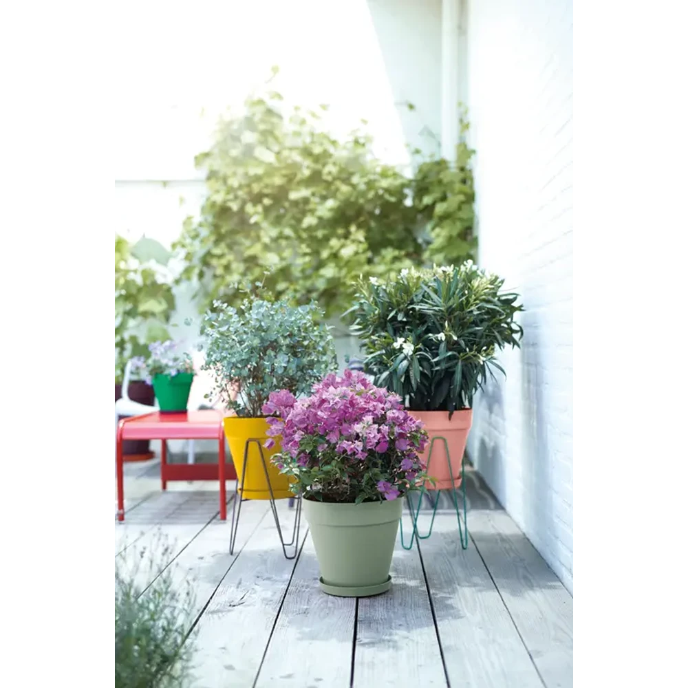 Bloempot Elho Loft Urban Rond 30cm - Pistache Groen 6 Bloempot Elho Loft Urban Rond 30cm - Pistache Groen - Afbeelding 4