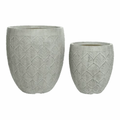 Bloempot Ella - D31 X H33cm - Lichtgrijs -Gardena Verkoop bloempot ella d31 x h33cm lichtgrijs bloempot 2