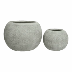 Bloempot Ella - D55 X H38cm - Lichtgrijs -Gardena Verkoop bloempot ella d55 x h38cm lichtgrijs bloempot 2