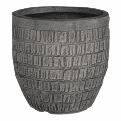 Bloempot Tallinn - D25,5 X H26cm - Zwart-grijs -Gardena Verkoop bloempot tallinn zwart grijs bloempot 1 1