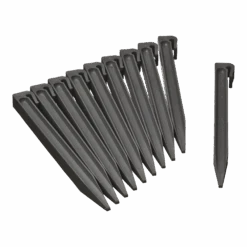 Borderrandpennen 26,7cm - 10 Stuks - Grijs - Nature