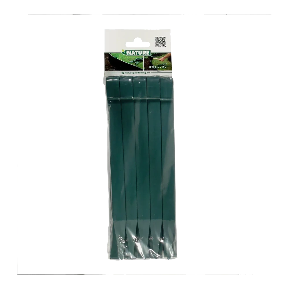 Borderrandpennen 26,7cm - 10 Stuks - Groen - Nature 5 Borderrandpennen 26,7cm - 10 Stuks - Groen - Nature - Afbeelding 3