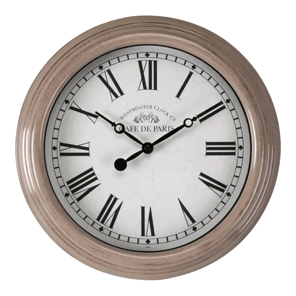 Buitenklok Biarritz - 30cm - Grijs 3 Buitenklok Biarritz - 30cm - Grijs