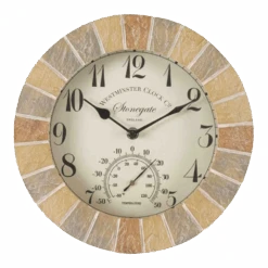 Buitenklok Stonegate - 2in1 - 25cm