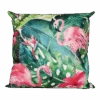 Buitenkussen Monstera/flamingo 45x45cm - Tuinkussen