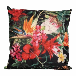 Buitenkussen Tropische Bloem 45x45cm - Tuinkussen