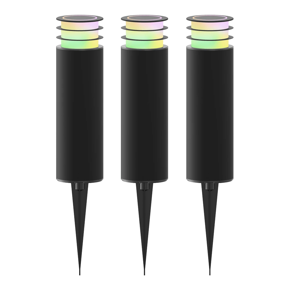 Calex Smart Outdoor Tuinslamp/paal - Set Of 3 - 24V - Afbeelding 2