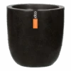 Capi Bloempot Bol Lux Terrazo - D35 X H34cm - Zwart