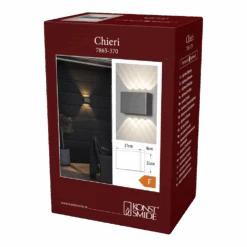 Konstsmide Chieri PowerLED 230V Wandlamp Flush Double Four 11x17cm, 2x 3W 7 Konstsmide Chieri PowerLED 230V Wandlamp Flush Double Four 11x17cm, 2x 3W -Gardena Verkoop chieri powerled 230v wandlamp flush double four 11x17cm 2x 3w netstroom 3