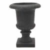 Bloempot French Vase - D56 X H78cm - Donkergrijs -Gardena Verkoop clayfibre french vase l graphite d56h78 bloempot 1