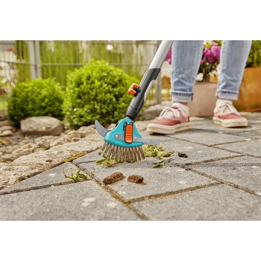 Combisysteem 3in1 Voegenkrabber/borstel - 9cm - Gardena 7 Combisysteem 3in1 Voegenkrabber/borstel - 9cm - Gardena - Afbeelding 5