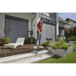Combisysteem Terrasbezem - 32cm - Grijs - Gardena -Gardena Verkoop combisysteem terrasbezem 32cm grijs gardena 5 2