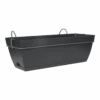 Balkonbak Easyday Smile - 50 X 18 X 17cm - Zwart -Gardena Verkoop ed smile tr curve set 50cm intblack balkonbak zwart 1