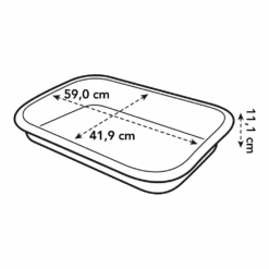 Elho Green Basics Tuintray 59cm - Living Black -Gardena Verkoop elho green basics tuintray 59cm living black 4 1