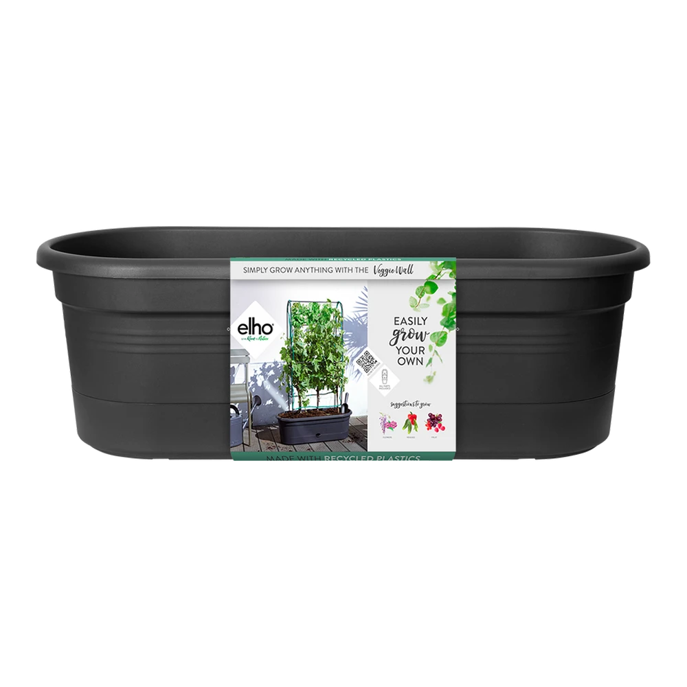 Elho Green Basics Veggie Wall 80cm - Living Black 4 Elho Green Basics Veggie Wall 80cm - Living Black - Afbeelding 2