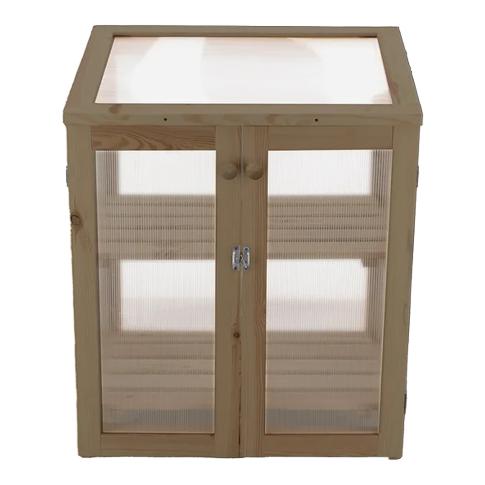 Esschert's Garden - Kweekkas Bruin S L69b54h85cm 3 Esschert's Garden - Kweekkas Bruin S L69b54h85cm