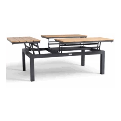 Flip-Up Coffee Tafel - 120 X 79 X 42 Cm - Teak -Gardena Verkoop flip up coffee tafel 120x79x42 cm teak 4