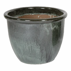 Bloempot Glazed Hp001 - D39 X H30cm - Groen