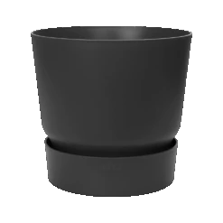 Elho Bloempot Greenville Rond 40cm - Living Black