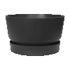 Plantenschaal Elho Greenville 33cm - Living Black -Gardena Verkoop greenville schaal 33cm bloempot living black 1 7