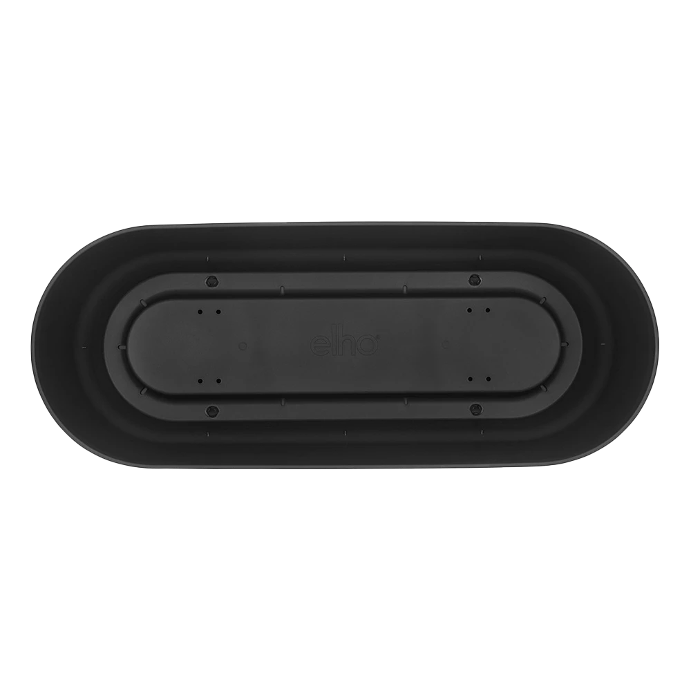 Bloembak Elho Greenville Terrace Long 50cm - Met Wielen - Living Black 5 Bloembak Elho Greenville Terrace Long 50cm - Met Wielen - Living Black - Afbeelding 3