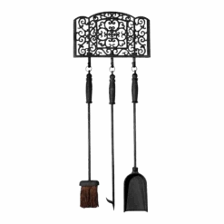 Haardgereedschapset - Zwart - Fancy Flames