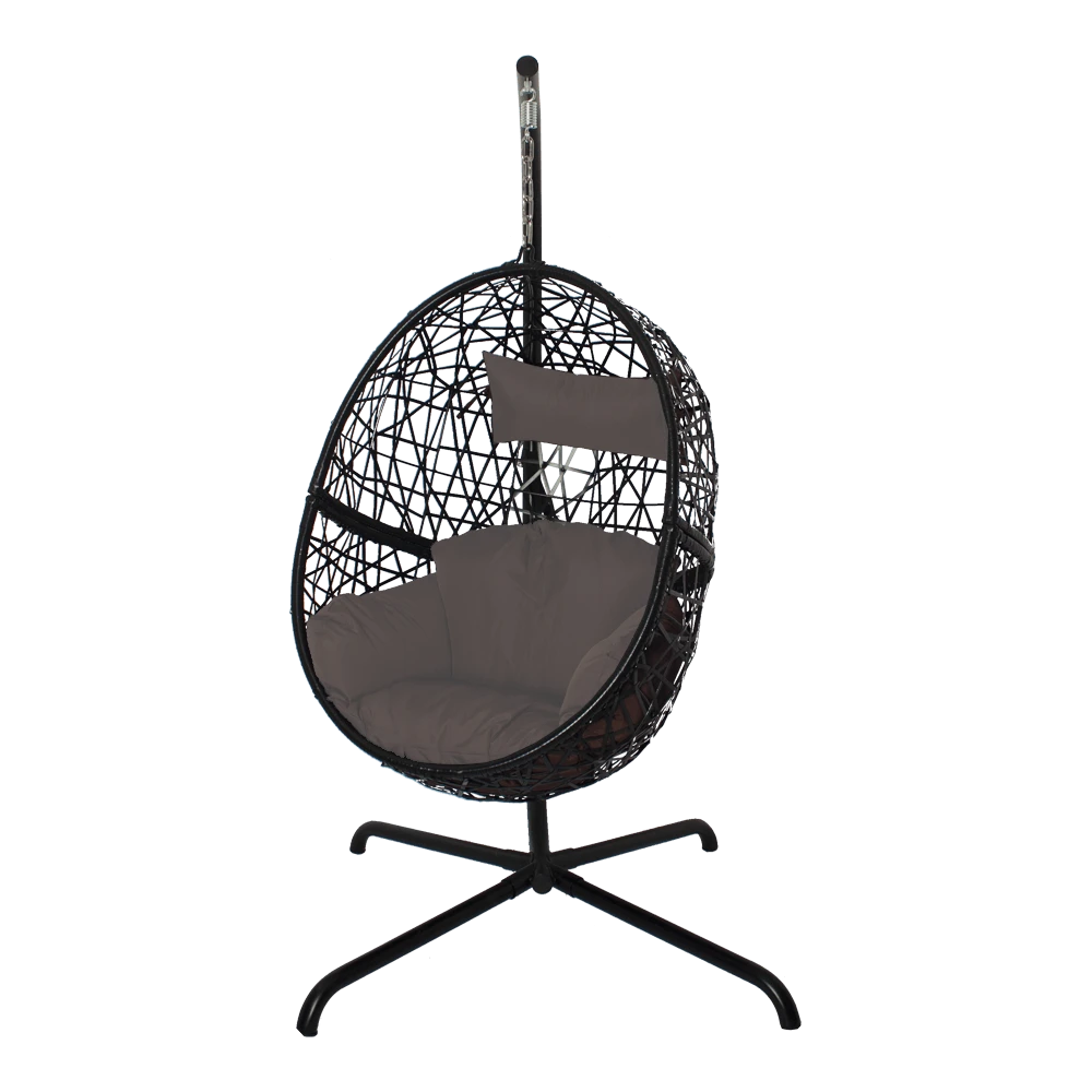 Hangstoel Laos - Zwart/Antraciet 3 Hangstoel Laos - Zwart/Antraciet