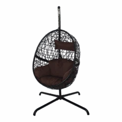 Hangstoel Laos - Zwart/Bruin