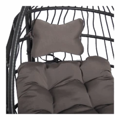 Hangstoel Norway - Inklapbaar - Zwart/Bruin -Gardena Verkoop hangstoel norway inklapbaar zwart bruin 6