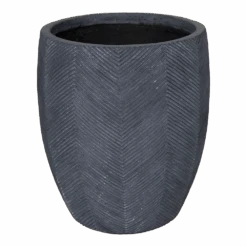 Bloempot Iowa BulletHigh - D34 X H38cm - Donkergrijs