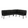 Liv Lounge Dining Set Right Black -Gardena Verkoop liv lounge dining set right black 1 new