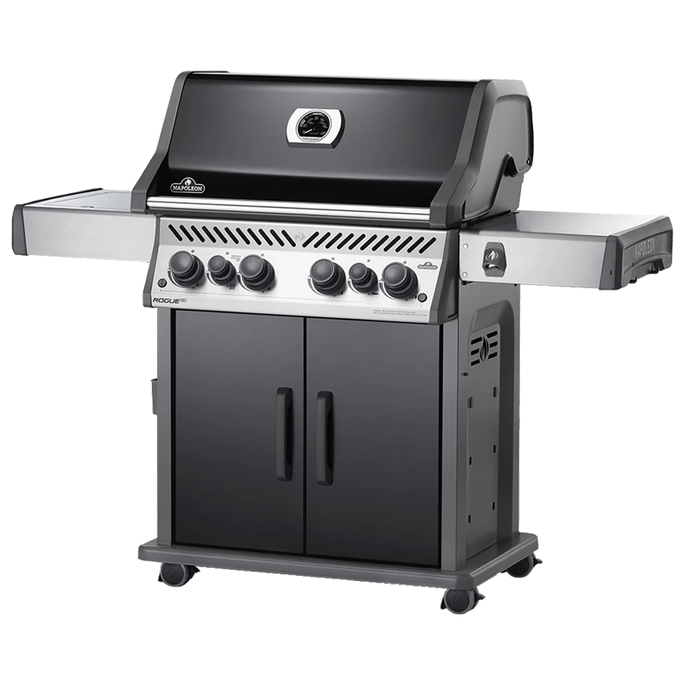 Napoleon Rogue SE 525 - Zwart Met Gietijzeren Roosters - Gas Barbecue 3 Napoleon Rogue SE 525 - Zwart Met Gietijzeren Roosters - Gas Barbecue