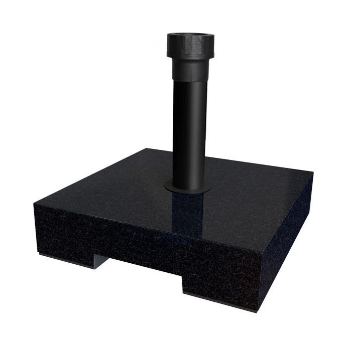 Parasolvoet Voor Stokparasols - Zwart - 40kg 3 Parasolvoet Voor Stokparasols - Zwart - 40kg