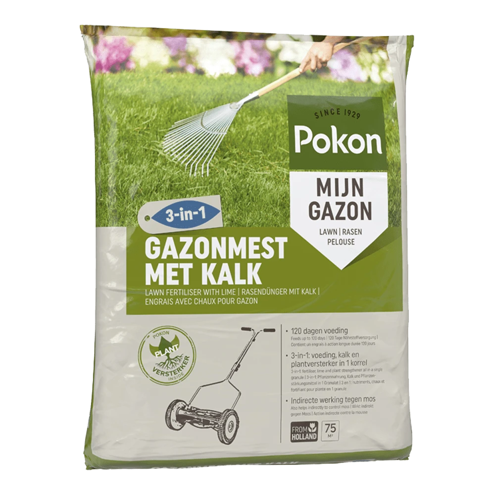 Pokon Gazonmest Met Kalk 5kg Voor 75mu00b2 - Gazonmeststof, Gazonkalk 3 Pokon Gazonmest Met Kalk 5kg Voor 75mu00b2 - Gazonmeststof, Gazonkalk
