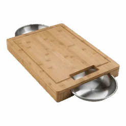 PRO Snijplank Met 2 RVS Schalen - Napoleon