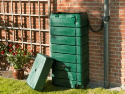Regentank 276L Kunststof - Groen - H135x60x40cm - Nature -Gardena Verkoop regentank 276l kunststof groen h135x60x40cm 5 4