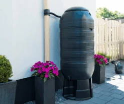 Regenton 250L Kunststof 'slimline' - Groen H121x50x50cm - Nature -Gardena Verkoop regenton 250l kunststof slimline groen h121x50x50cm 7