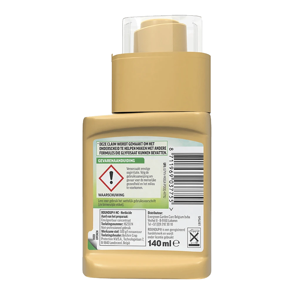 ROUNDUPu00ae NC Natuurlijk Onkruidvrij Onkruidverdelger Concentraat 140ml - Onkruid En Aanslag 4 ROUNDUPu00ae NC Natuurlijk Onkruidvrij Onkruidverdelger Concentraat 140ml - Onkruid En Aanslag - Afbeelding 2